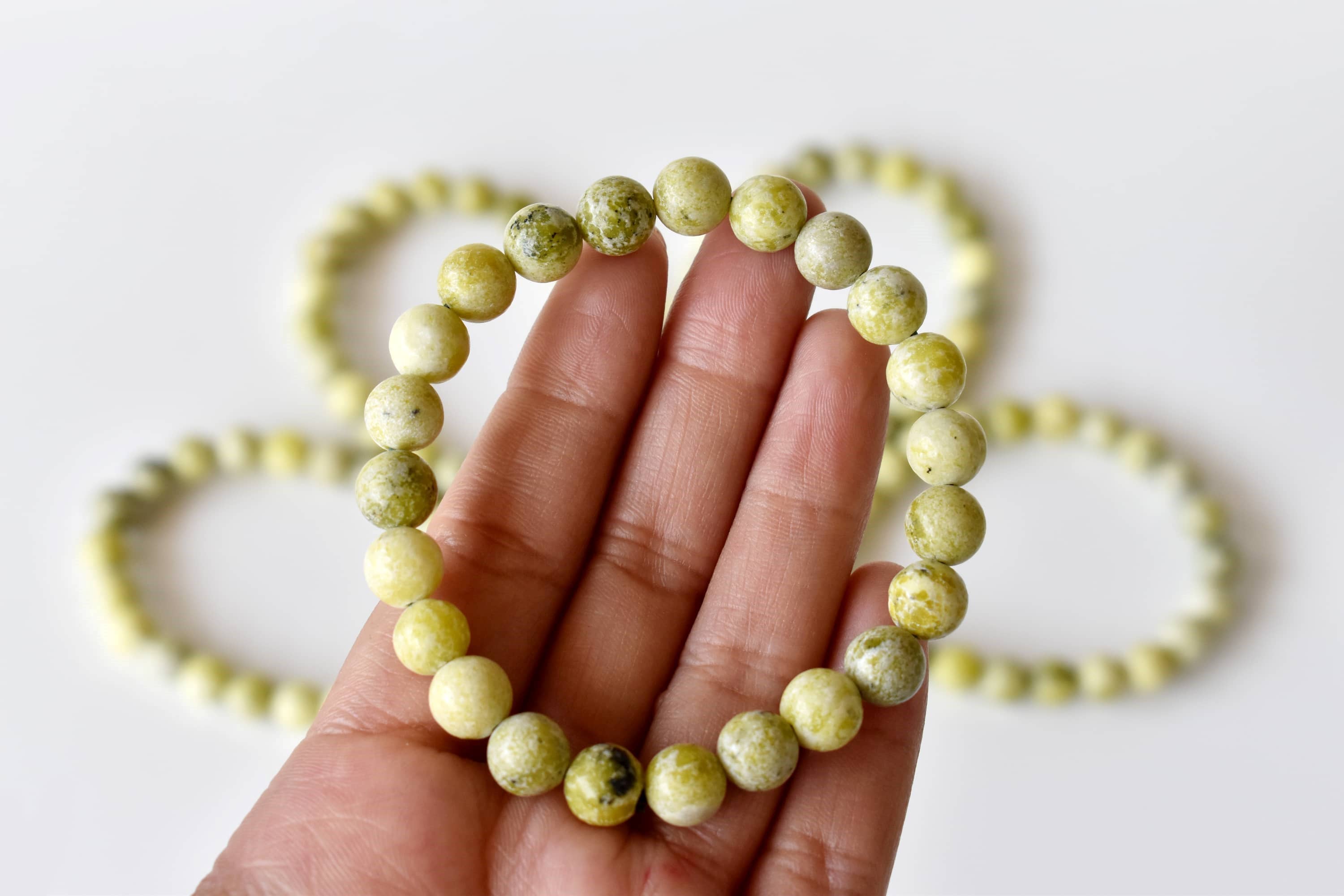 Soothing Crystals - Wholesale Beaded Bracelet - Healing Bracelet | Serpentine | Gemstone Bracelet4