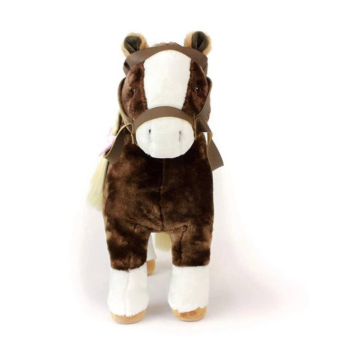 OrangeOnions - Wholesale Doll Accessory Kit - Kids - Playtime by Eimmie Doll Accessories Plush Horse with Saddle for 18 Inch Dolls