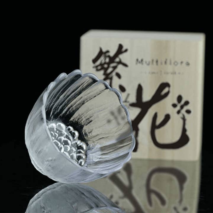 TsukiGlass - Vendita all'ingrosso Bicchieri da cocktail/superalcolici - Set di 4 bicchieri da whisky in cristallo giapponese Mizu