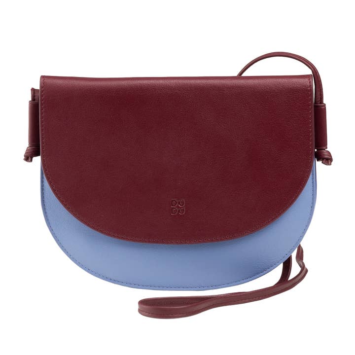 Dudu Petit Sac à Bandoulière en Cuir pour Femme Bordeaux pour la vente par dudu