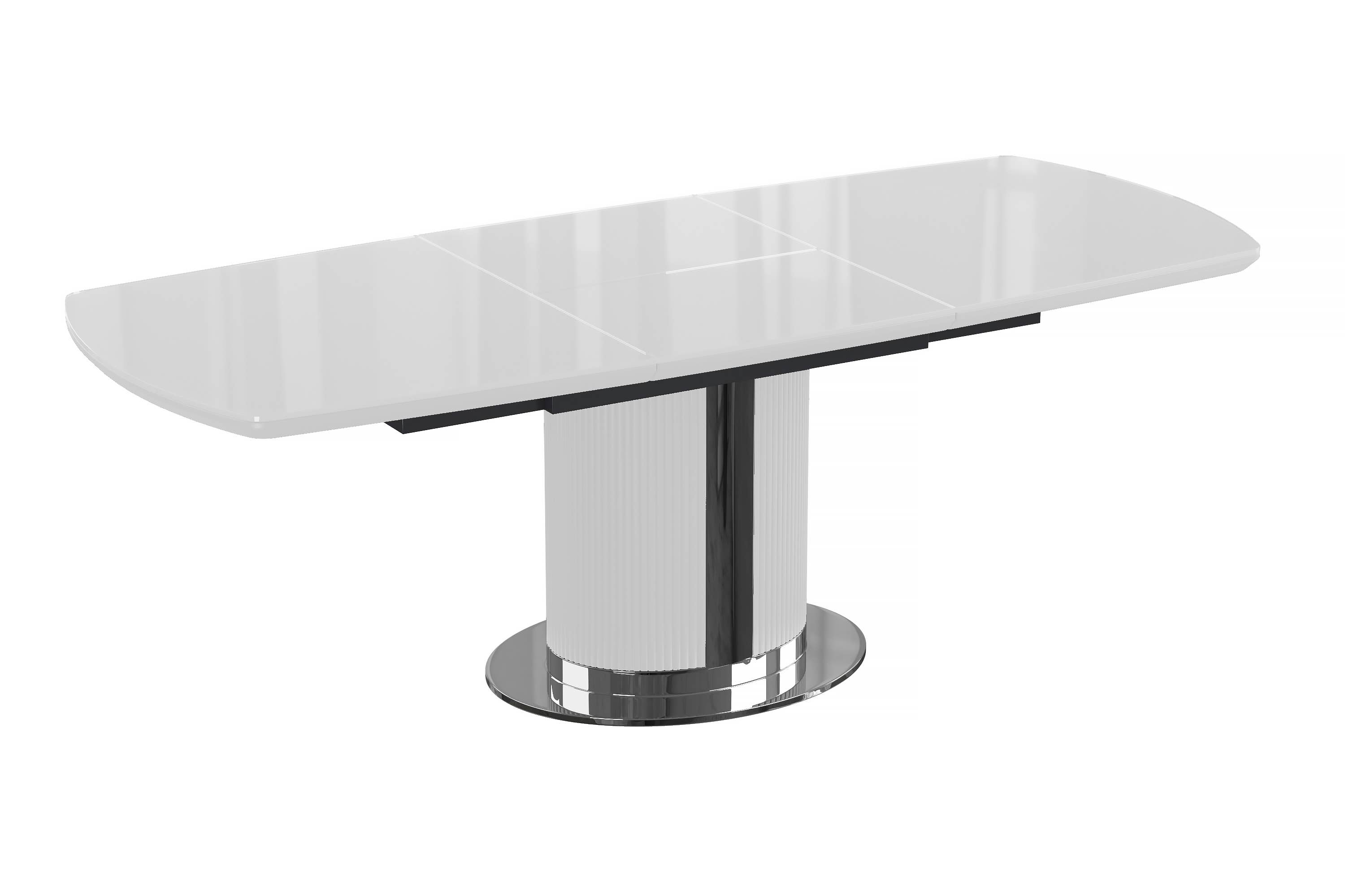 Amari Casa – wholesale Side table – Belgrave Ribbed Extending Dining Table with Glass Top3