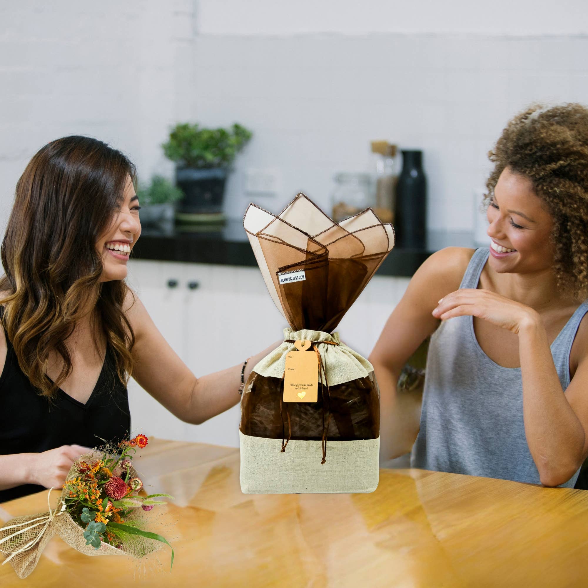 Beauty Blisss - Wholesale Gift Bag Set/Pack - Cotton Linen Gift Bags – Singles & 3-Pc Set (S/M/L)6