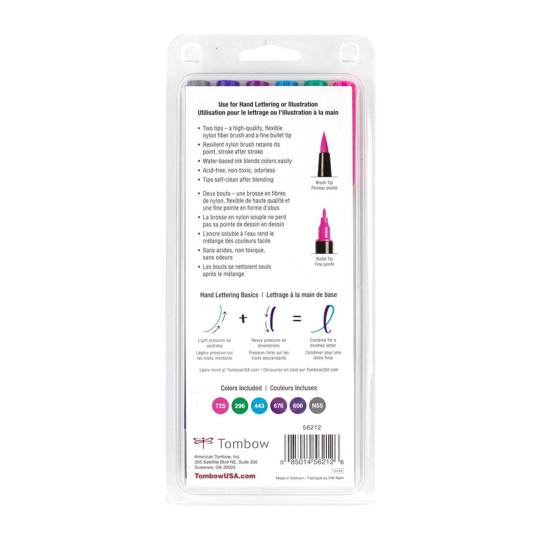 Tombow - Wholesale Marker - Dual Brush Pen Art Markers, Galaxy, 6-Pack7