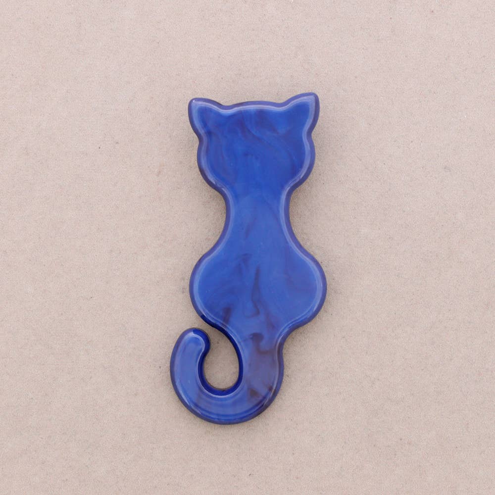 Sonata – wholesale Snap jewellery – Resin Cat Brooch4