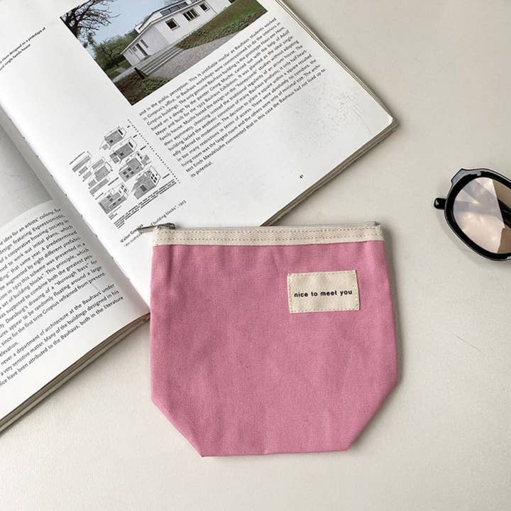 Funkyrel® Atzbranding Limited - Wholesale Coin Purse - Women's - Cosbai - Minimalist Small Canvas Cardholder Pouch & Coin Purse8