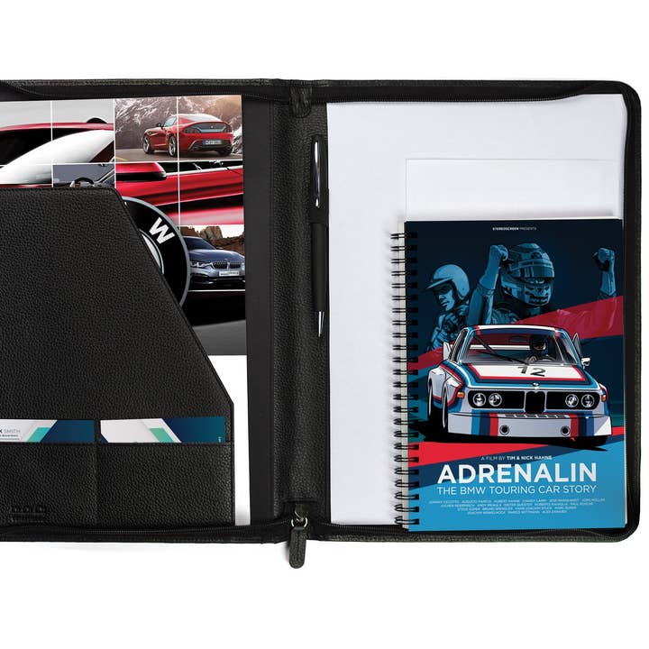 K0002AB | Portablocco in formato A4 in Vera Pelle pieno fiore, grana dollaro - Colore Nero - Dimensioni: cm 24 x 32 x 2 - Confezione: Sacchetto Tnt per la vendita all'ingrosso da parte di Kaili mood / RENATO BORZATTA - Italy since 1978 -