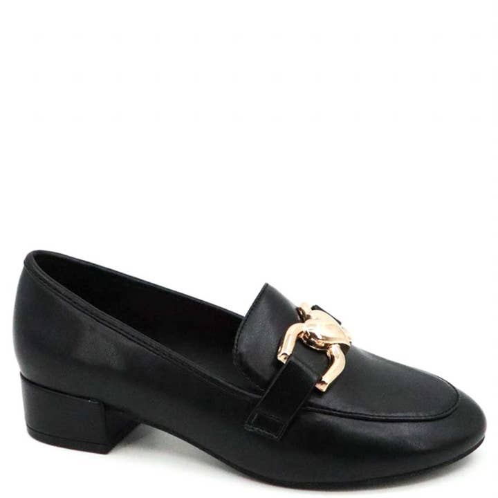 STYLISH PLATFORM HEEL 1 PAIR, PC TWISTING 07 12BK for wholesale by JOIA ACCESSORIES