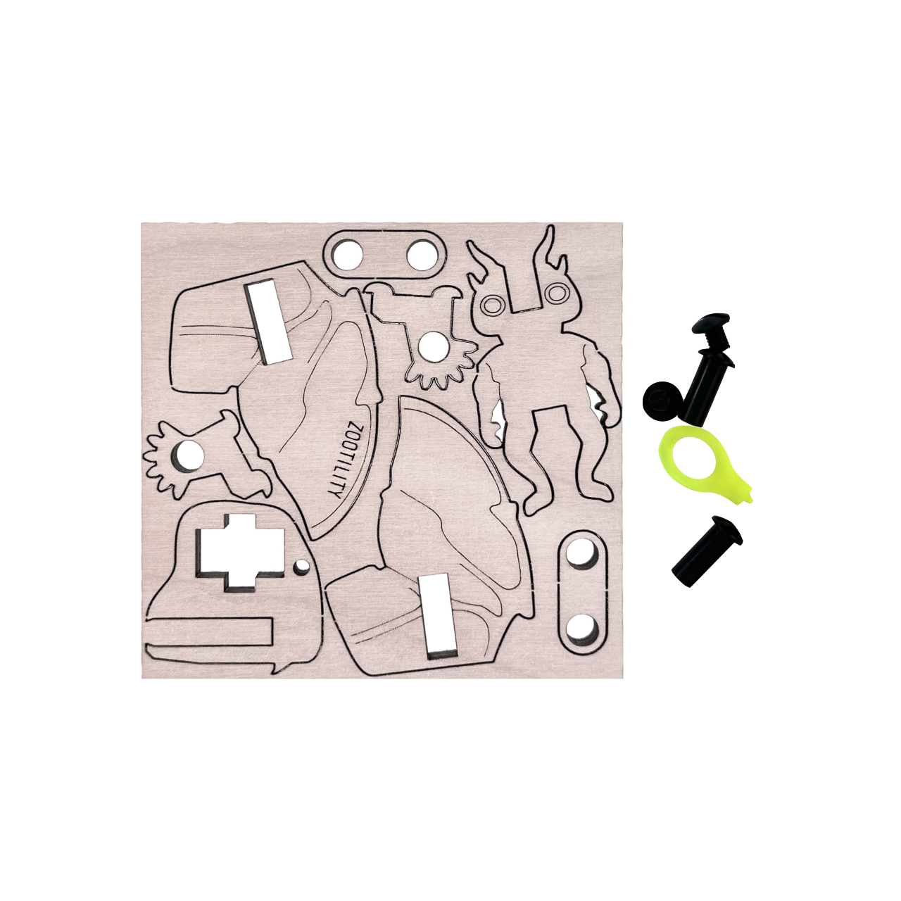 Zootility - Wholesale Puzzle - Kids - Mythical Animal TekPets - Wood DIY Puzzle STEM Toy5