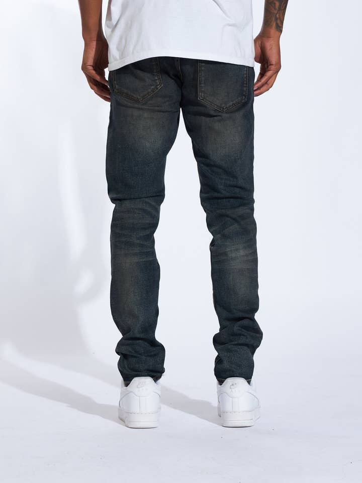 Crysp Denim - Wholesale Jeans - Heren - Avenue Denim (Donker Indigo)