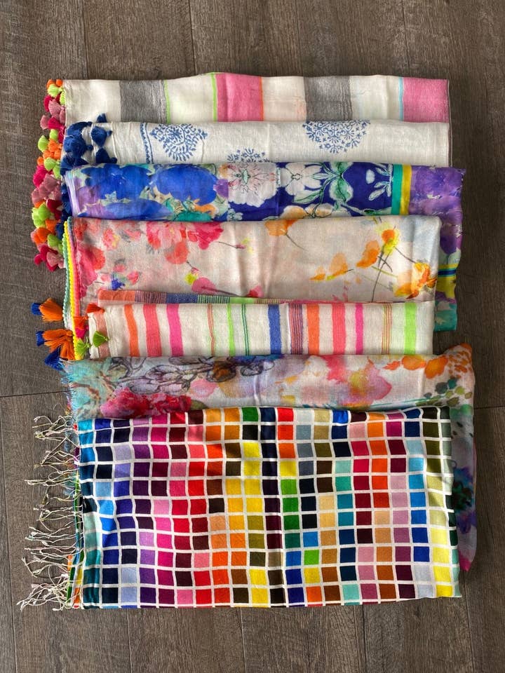 LEICHTER FRÜHLINGS-SCHAL für den Großhandel von Tolani