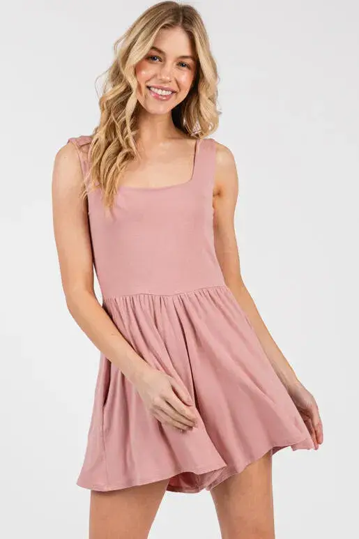 Final Touch - Vente Combishort – femme - Combinaison à détails froncés à double couche - NJU604065