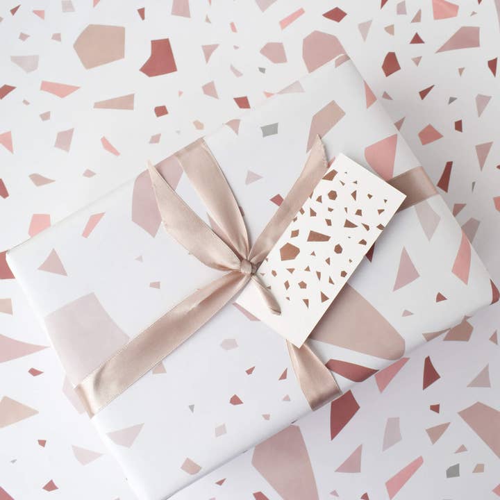Papier d'emballage Terrazzo Print pour la vente par Jennifer Tune