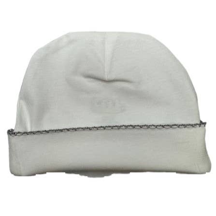Zsa Zsa & LoLLi Monogram Blanks - Wholesale Newborn/Knit Hat - Baby - Picot Trim / Hat Baby Gift, Hospital, Embroidery, Monogram