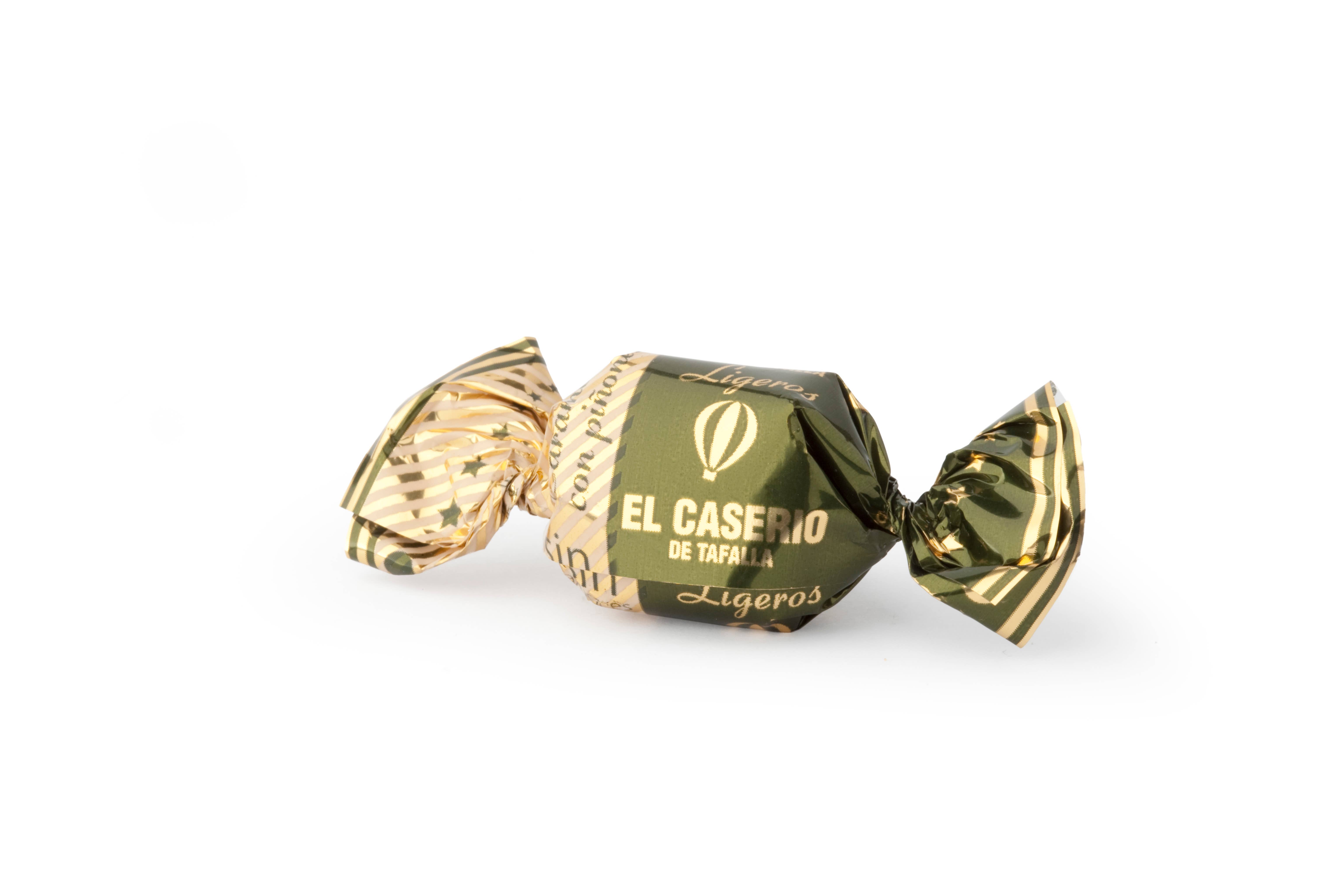 El Caserio de Tafalla - Vente Bonbons durs - Léger aux pignons de pin sans sucres ajoutés ni gluten 231041