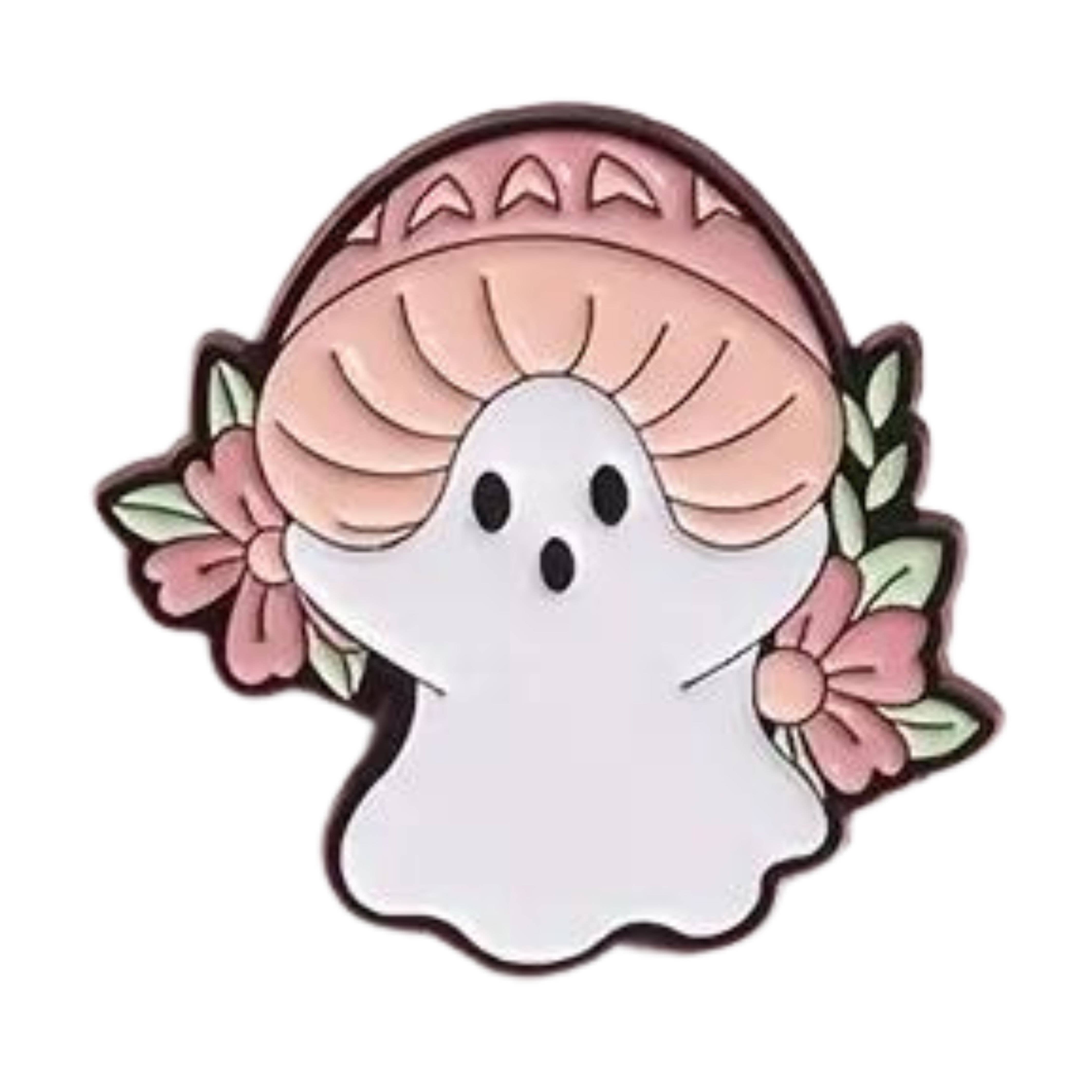 Magnifique Hearts - Wholesale Reversspeld/knoop - Whimsical Ghost Enamel Pins collectie - perfect voor de detailhandel1