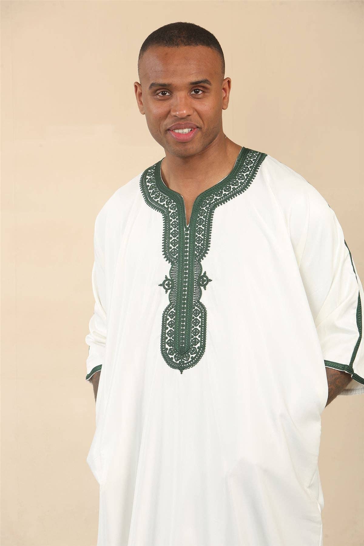 Infinity Leather (Upperclass Fashions Ltd) - Vente Peignoir – homme - Djellaba Jubba Robe Marocaine pour Homme Eid6