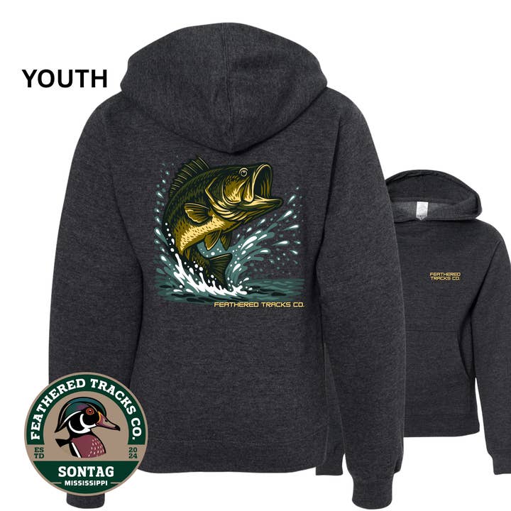 Jumping Bass for wholesale by Feathered Tracks Co.