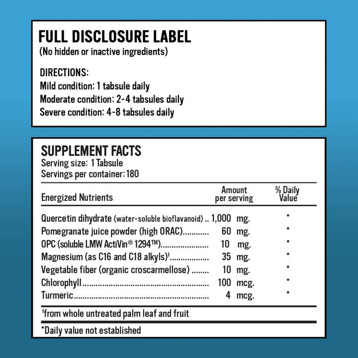 Alkaline For Life - Wholesale Voedingssupplement/vitamine - Quercetine ontlasten en repareren4