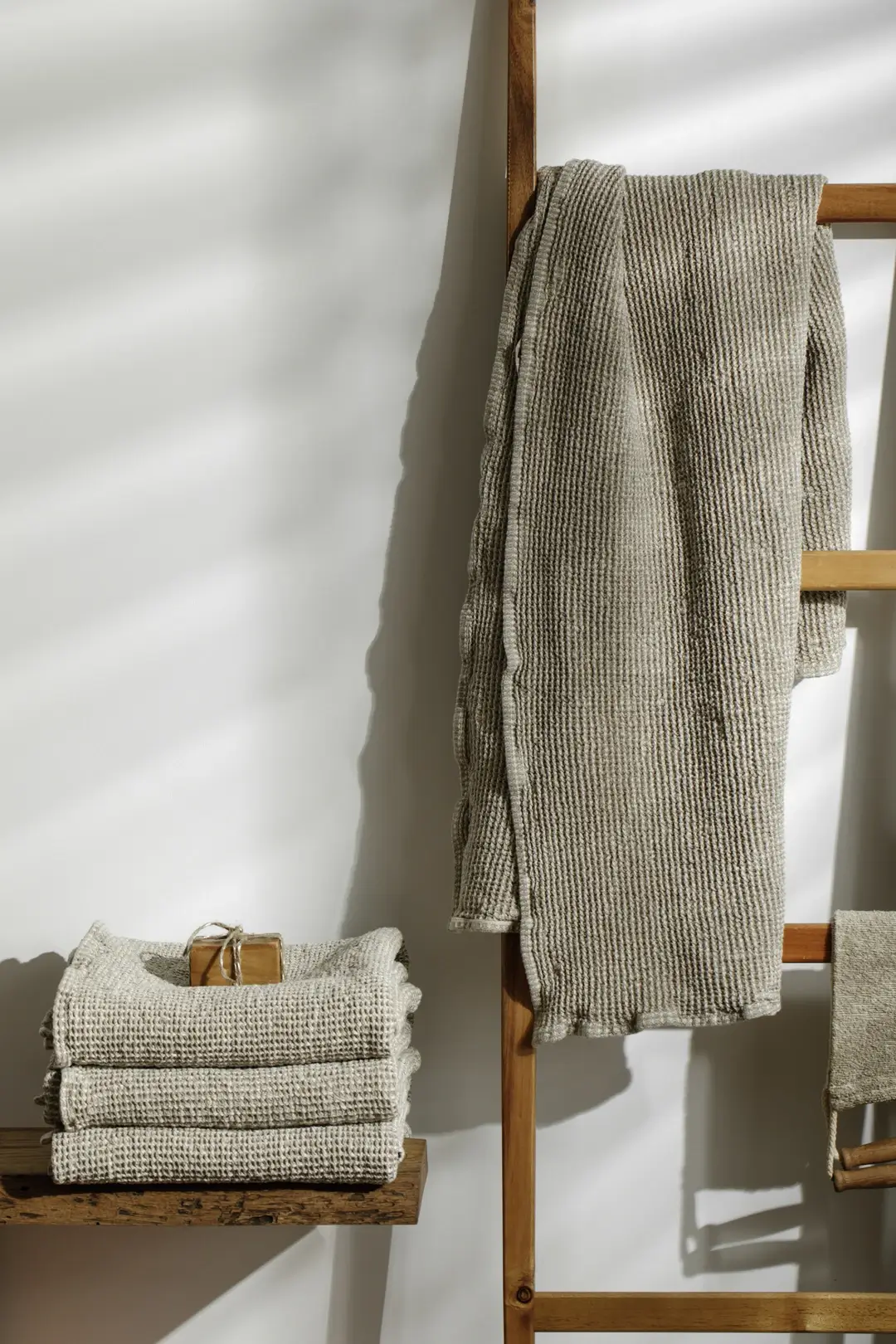 dodesign - Wholesale Bath Towel - Linen waffle bathroom towel / Large2