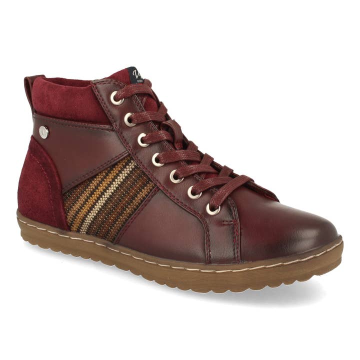 Brideluxe Mayorista - Wholesale Booties - Women's - Women's Comfortable High-Top Sneakers Bordeaux2