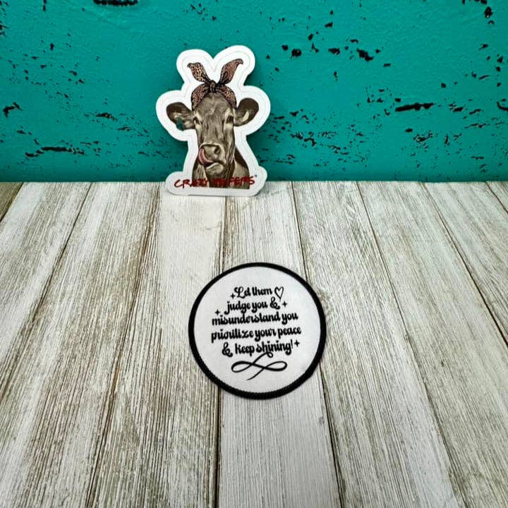 Crazy Heifers Wholesale - Wholesale Patch - DTF Patches Let Them| Iron on1