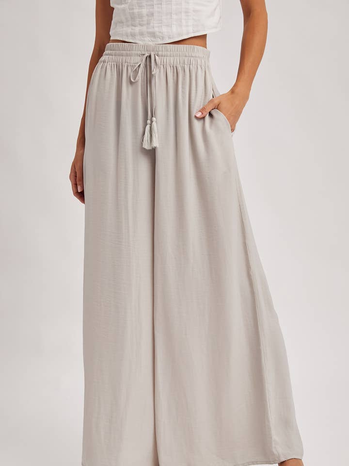 Bluivy – wholesale Pants – Women's – SILKY PALAZZO WIDE LEG PANTS5