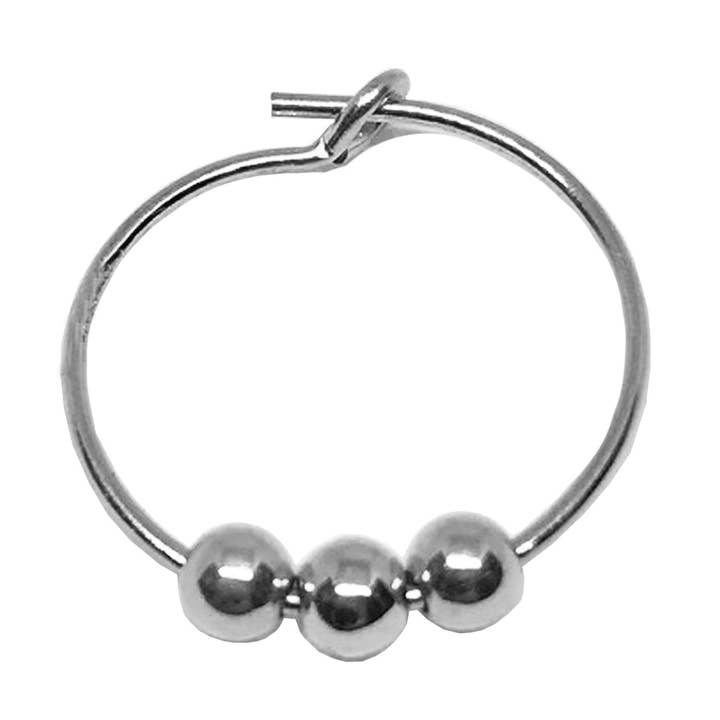 Boucle d'oreille Perlisienne n°3 argent pour la vente par PADAM PADAM