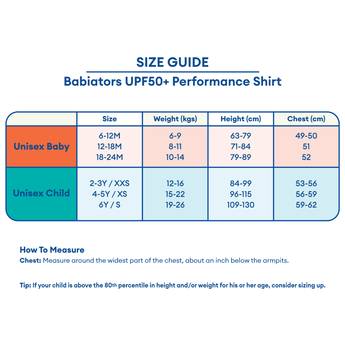 Babiators - Wholesale Rashguard - Kids - UPF 50+ Performance Shirt | Blue Breeze11