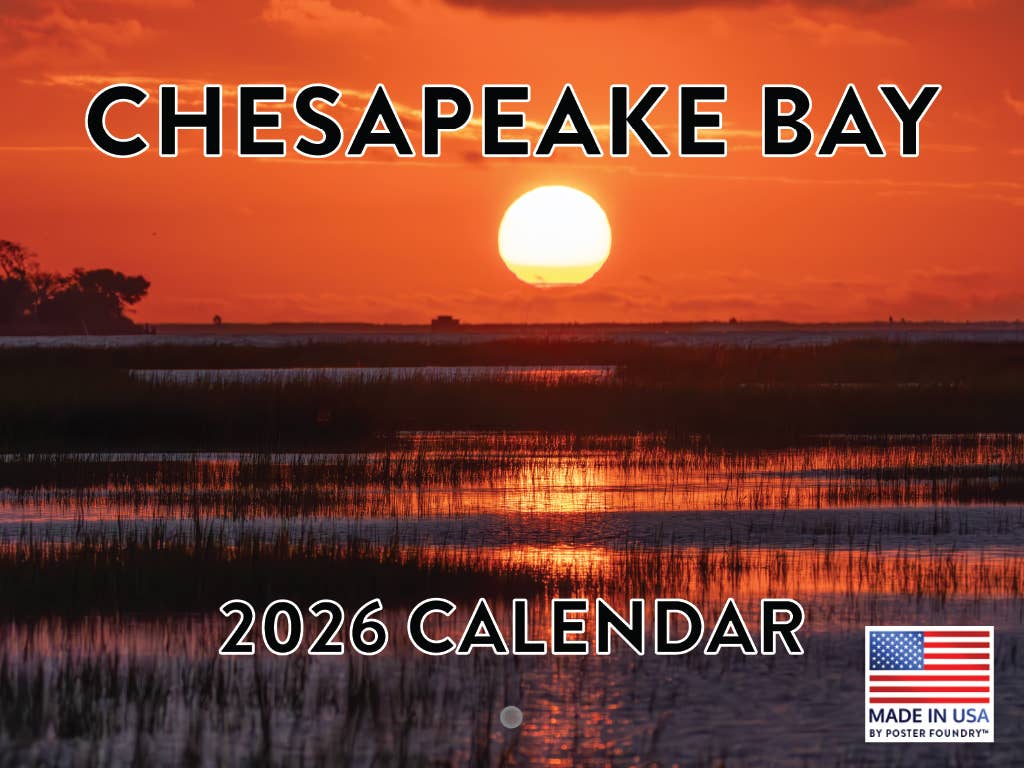 Multi-cor Calendário da Baía de Chesapeake 2026 Calendário de Parede Mensal 12 Meses para venda a revendedores na Faire0