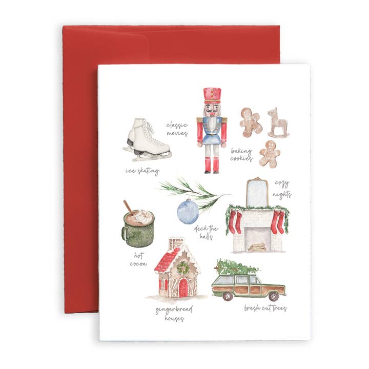 Christmas Holiday Card - Favorite Things for wholesale by Me and Mary Shop