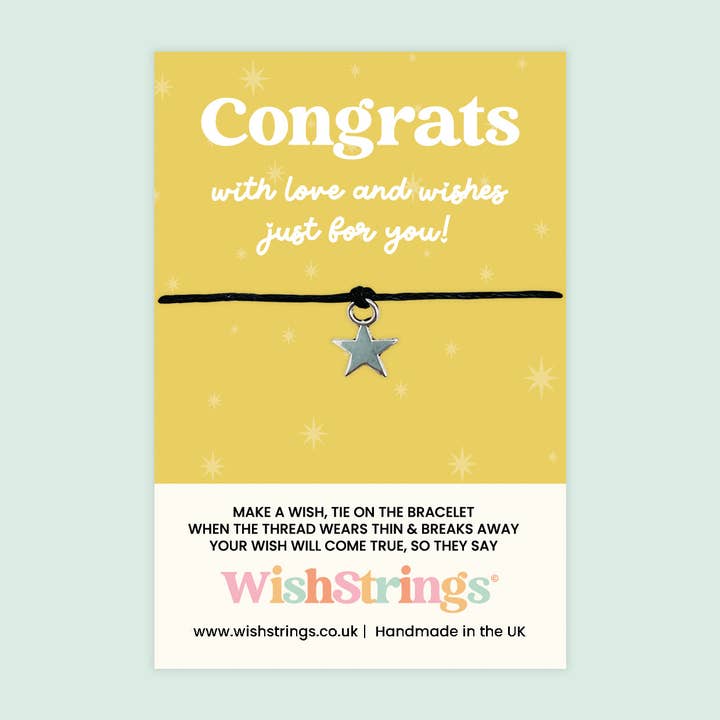 Tillykke - WishStrings Ønskearmbånd - WS256 for engroshandel hos WishStrings