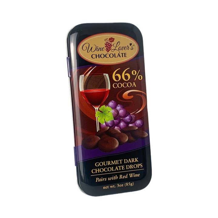 The San Francisco Chocolate Factory - Wholesale Chocolate Bar - 3oz Tin Wine Lover's Chocolate - Pairs with Red Wines7