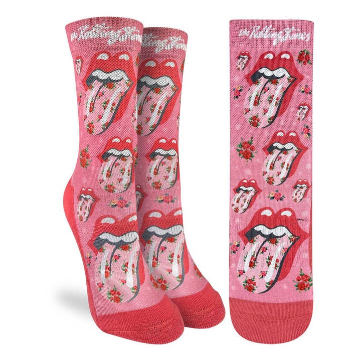 Good Luck Sock - Wholesale Socks - Women's - Women's The Rolling Stones, Hot Lips Pop Art Socks