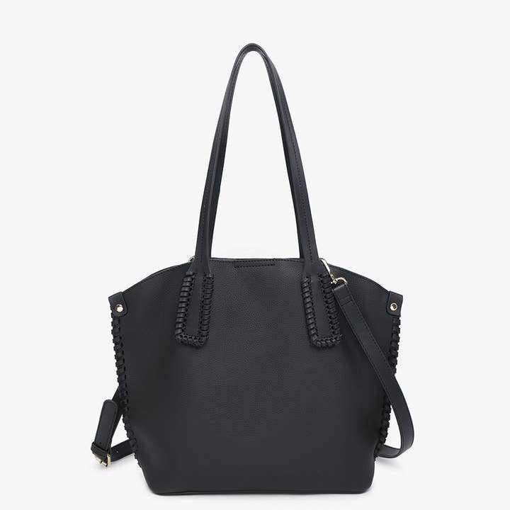 Jen & Co. - Wholesale Tote Bag - Women's - M2527 Micah Whipstitch 3-Compartment Tote