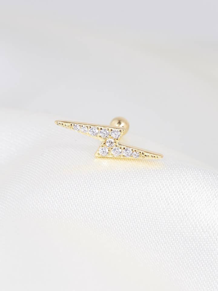 Piercing Anouk in acciaio inox argento o oro per la vendita all'ingrosso da parte di jizelle-paris