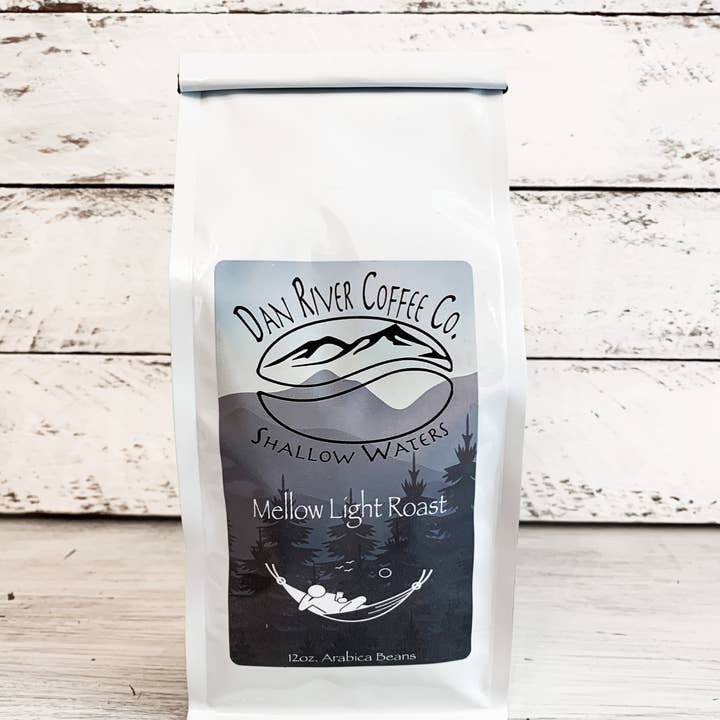 Dan River Coffee Co. - Venta al por mayor Café en grano - Aguas poco profundas - 12 oz