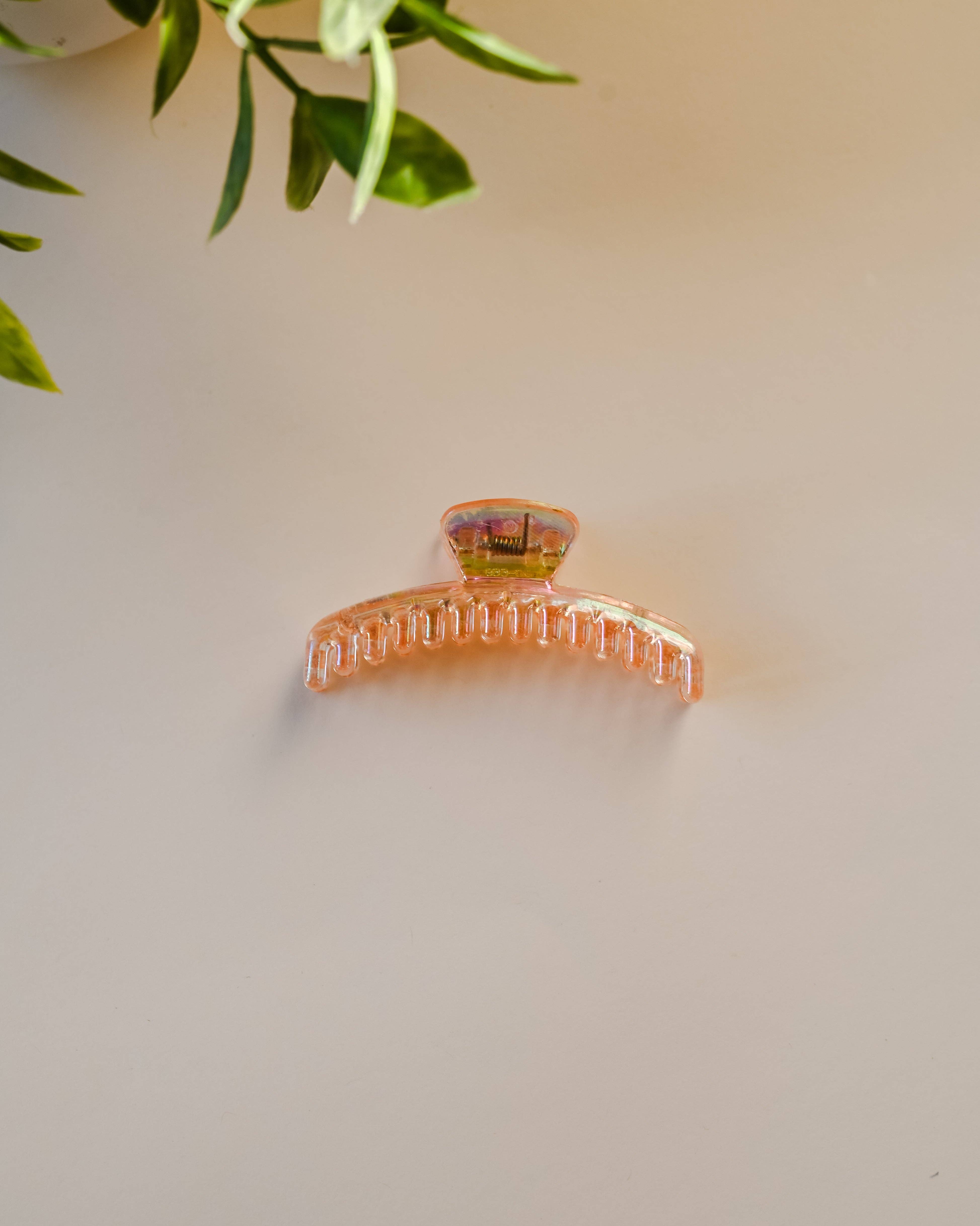 Share Studio – Großhandel Haarclip – Damen – Pfirsichfarbener, schillernder Mega Hold Clip3