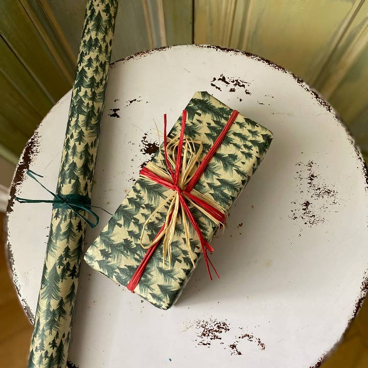 PÁPYDO - Wholesale Flat Wrap - Tannenwald wrapping paper