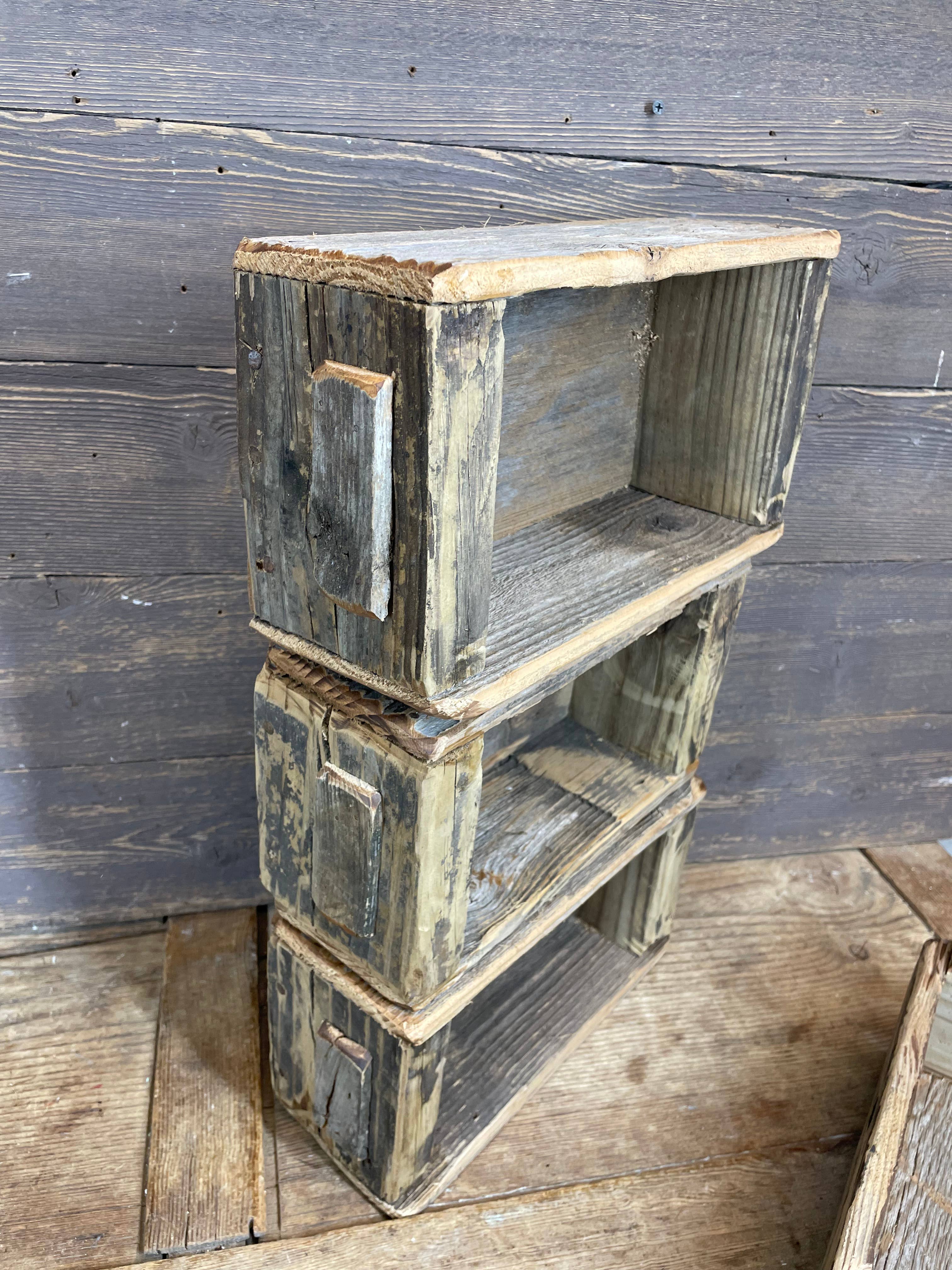 My Amigos Imports - Wholesale Decorative Box - Helena Reclaimed Old Cedar Wood Drawer-Crate-7Wx13Dx4H-Box3