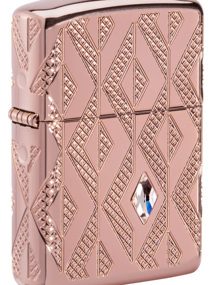 Zippo - Geometric Diamond Pattern Design Genuine Lighter for wholesale by Zippo UK