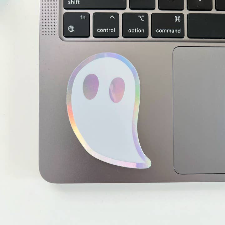 Lemon Press Studio - Wholesale Sticker - Holographic Ghost vinyl sticker4