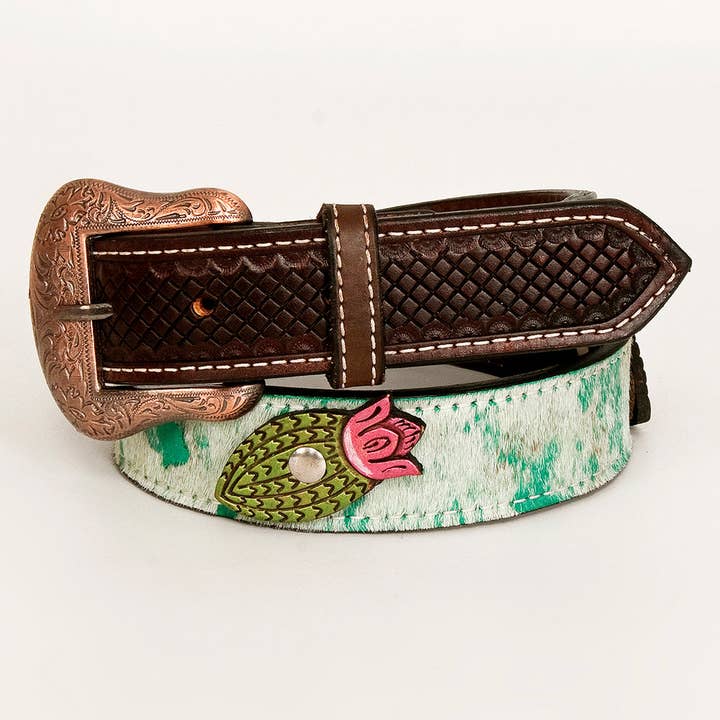 Western Leather Belt BER162-BT for wholesale by BarH Tack
