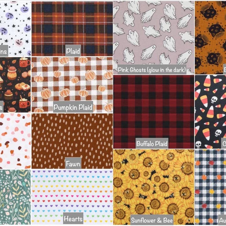 Harriet Handmade Co. - Wholesale Keychain - Women's - 190+ Patterns, Cotton Scrunchie Wristlet Keychain / Key Fob 9