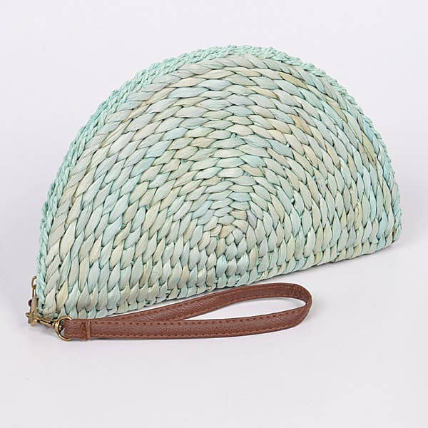 3AM BY H&D ACCESSORIES - Wholesale Clutch Bag - Women's - Half Circle Straw Clutch5