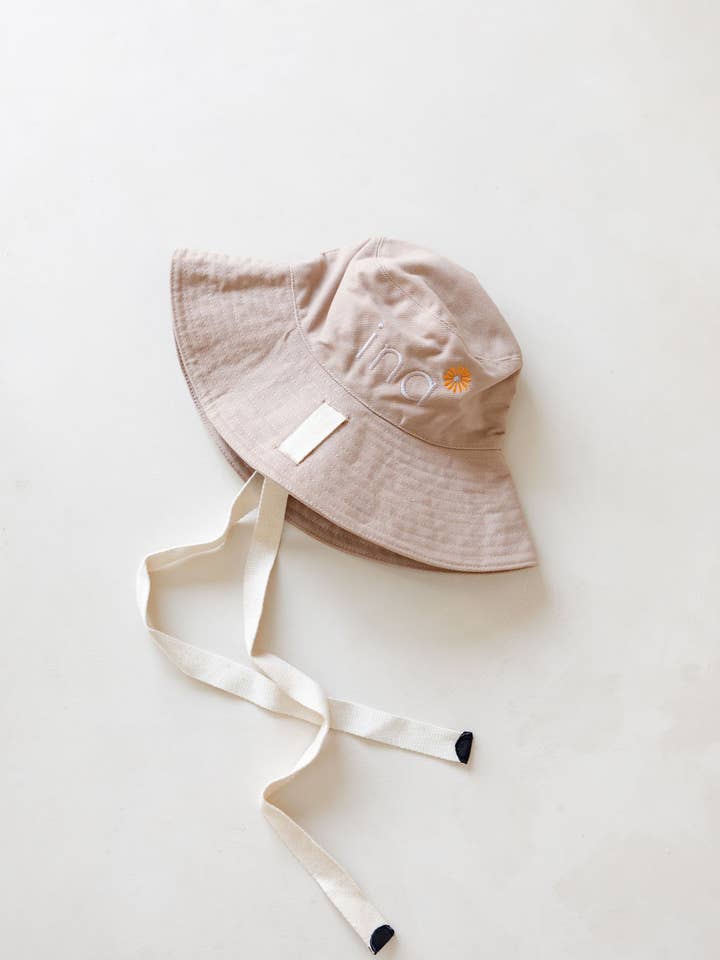 WS - Golden Meadows Collection - Golden Sun Bucket Hat for wholesale by Ina Swim