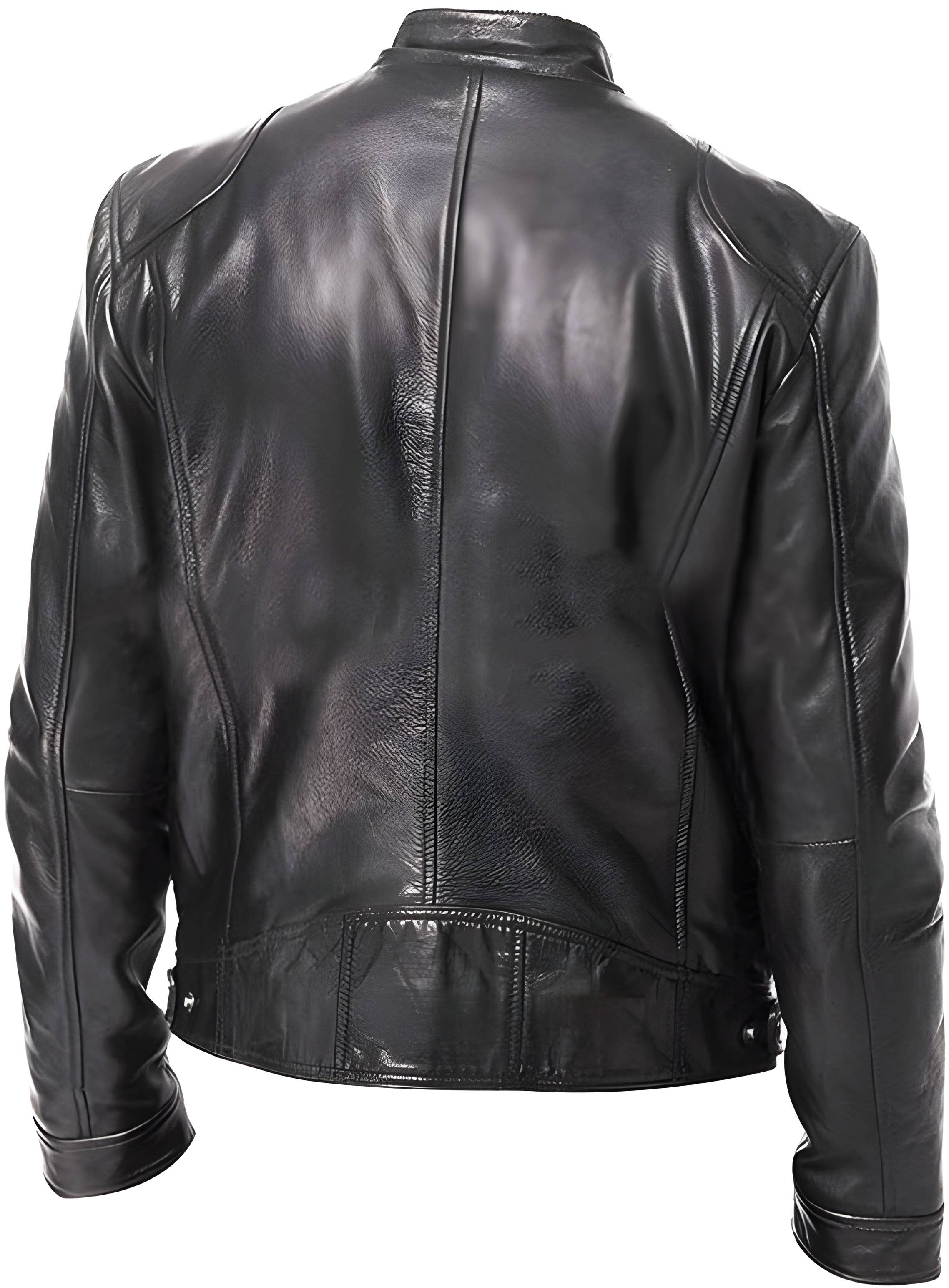 TA Impex - Wholesale Leather Jacket - Men's - Sustainable Eco Luxe Rider: Men's Black Leather Jacket1