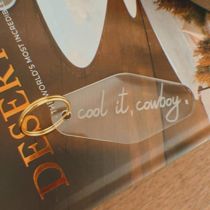 GoneWestDesigns – Engroshandel Nøglering - Unisex – Cool It, Cowboy nøglering2