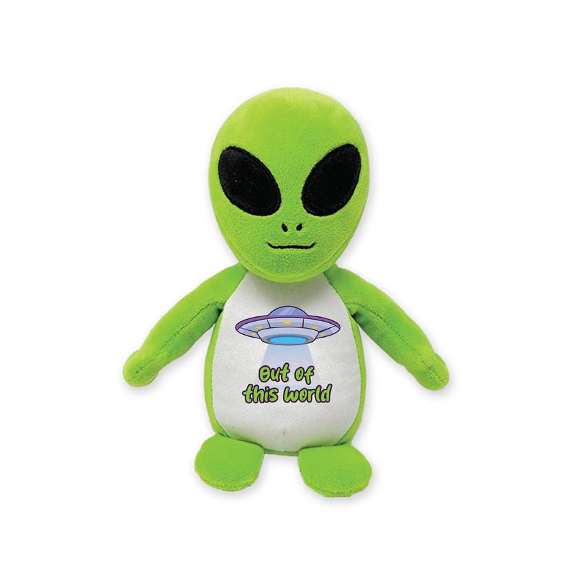 6" Squishy Alien Plushie • Out of this World for wholesale by Plushology® by RGU