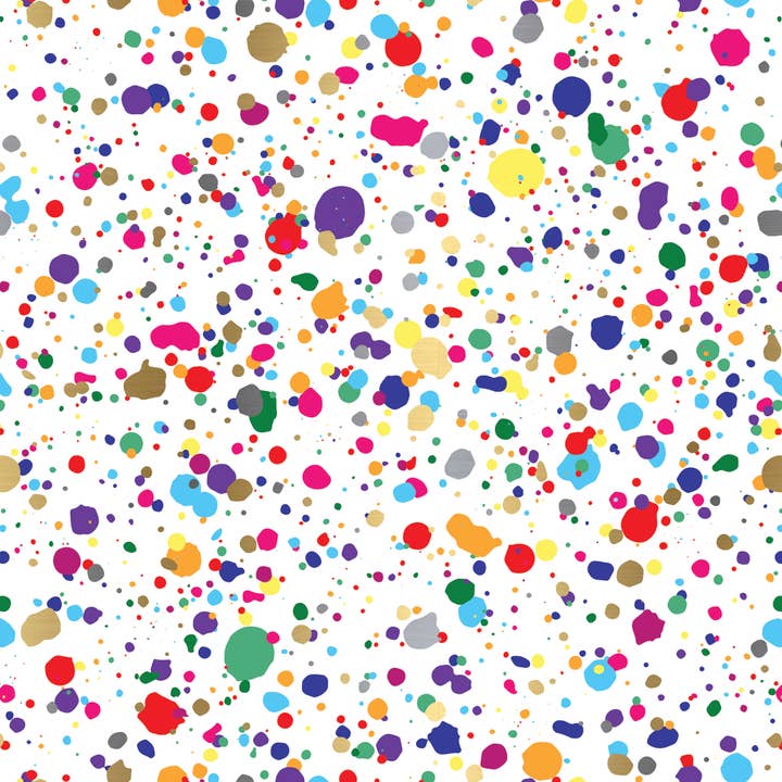 Splatter Gift Wrap - Roll for wholesale by Jillson & Roberts