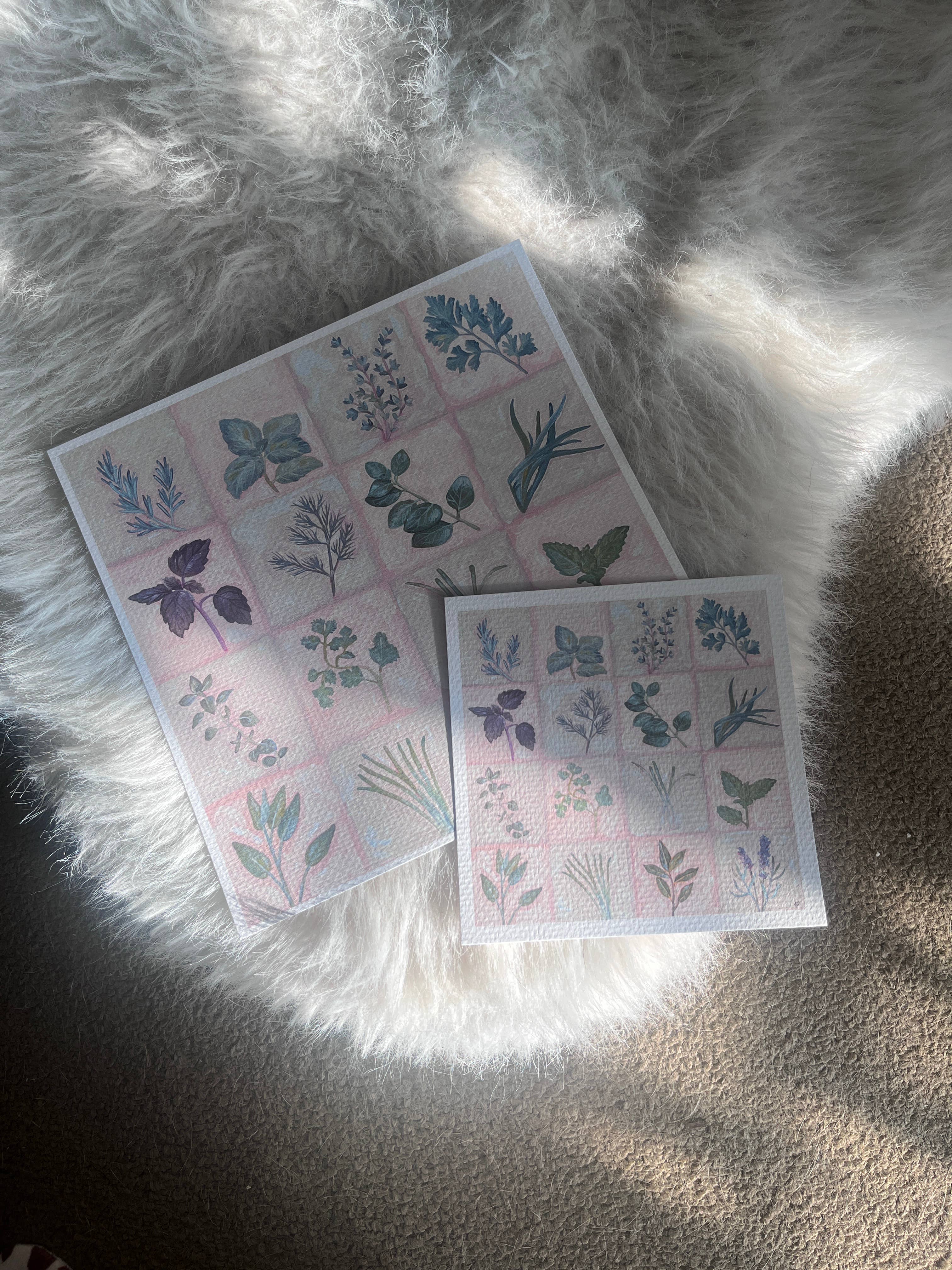 Jessi's Messes - Wholesale Art Print - Kitchen Wall art - Herbs art print4